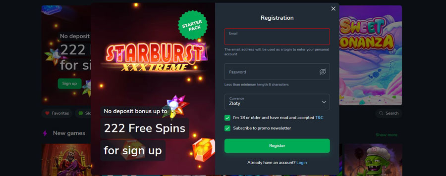 How to get the No Deposit Free Spins at Kaktuz Casino?