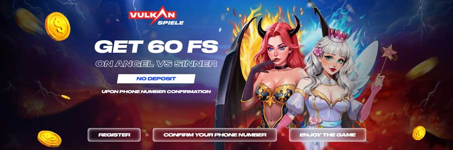 60 Free Spins No Deposit Bonus at Vulkan Spiele Casino
