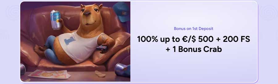 Spinbara: 125% + 100FS on 1st Deposit