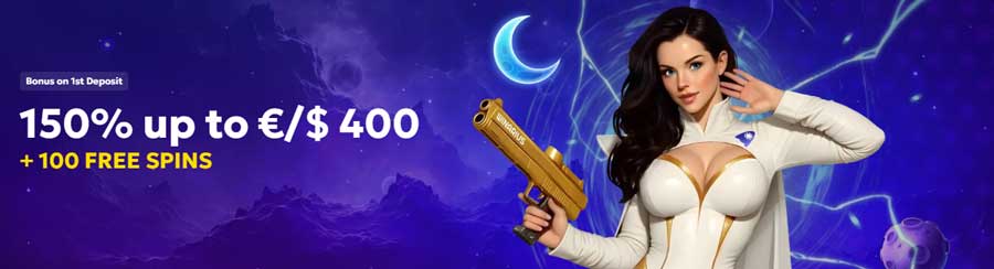 Winarius: 150% + 100FS on 1st Deposit